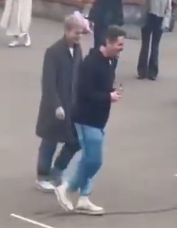 Pedro Pascal and Joseph Quinn on the set of ‘THE FANTASTIC FOUR: FIRST STEPS’ in Spain.

(📸: <a href="/cedarstacks/">maternity leave era</a>)