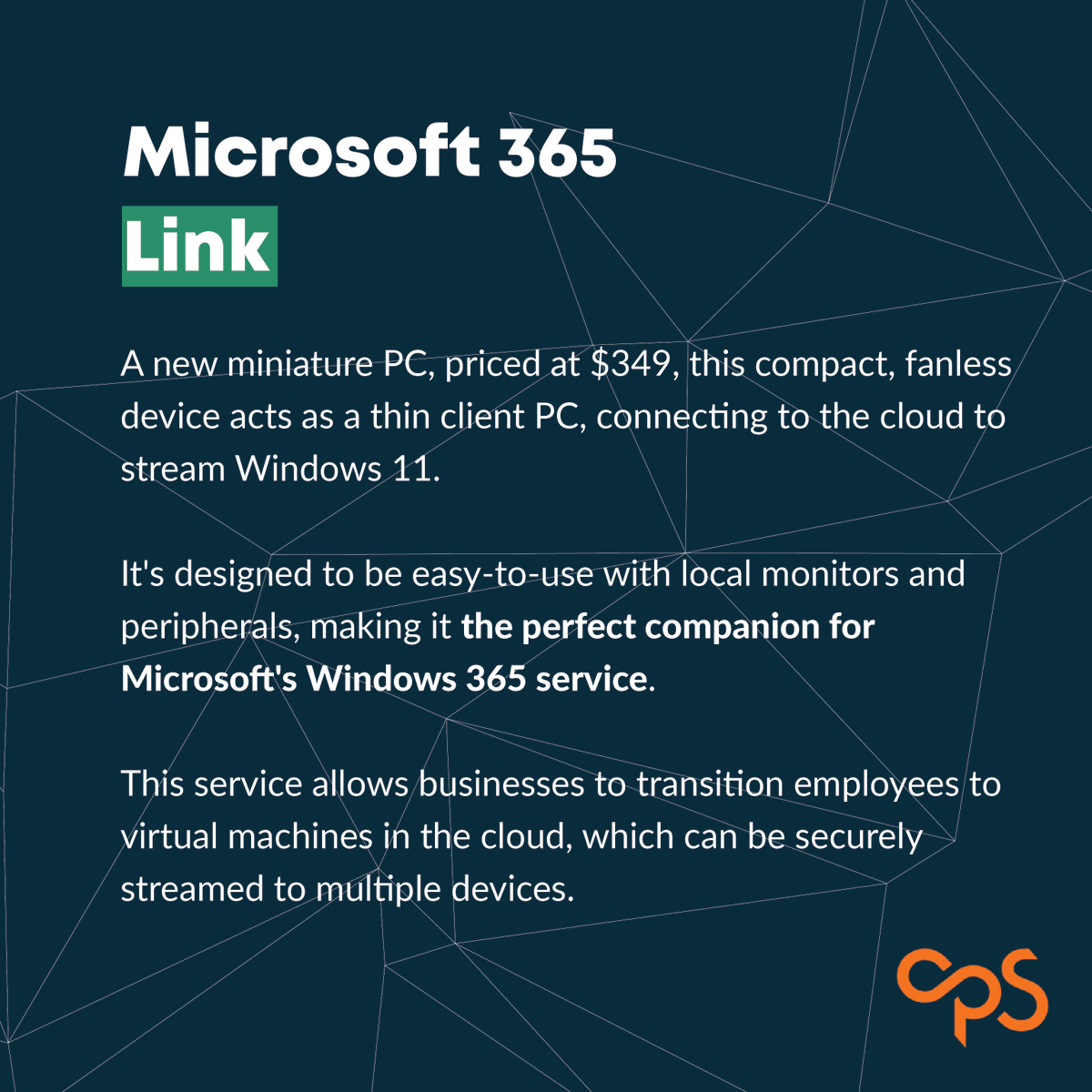 #MicrosoftPlaces helps you coordinate office days with your colleagues whilst the #Windows365Link; a miniature PC streams #Windows11.

#TechUpdates