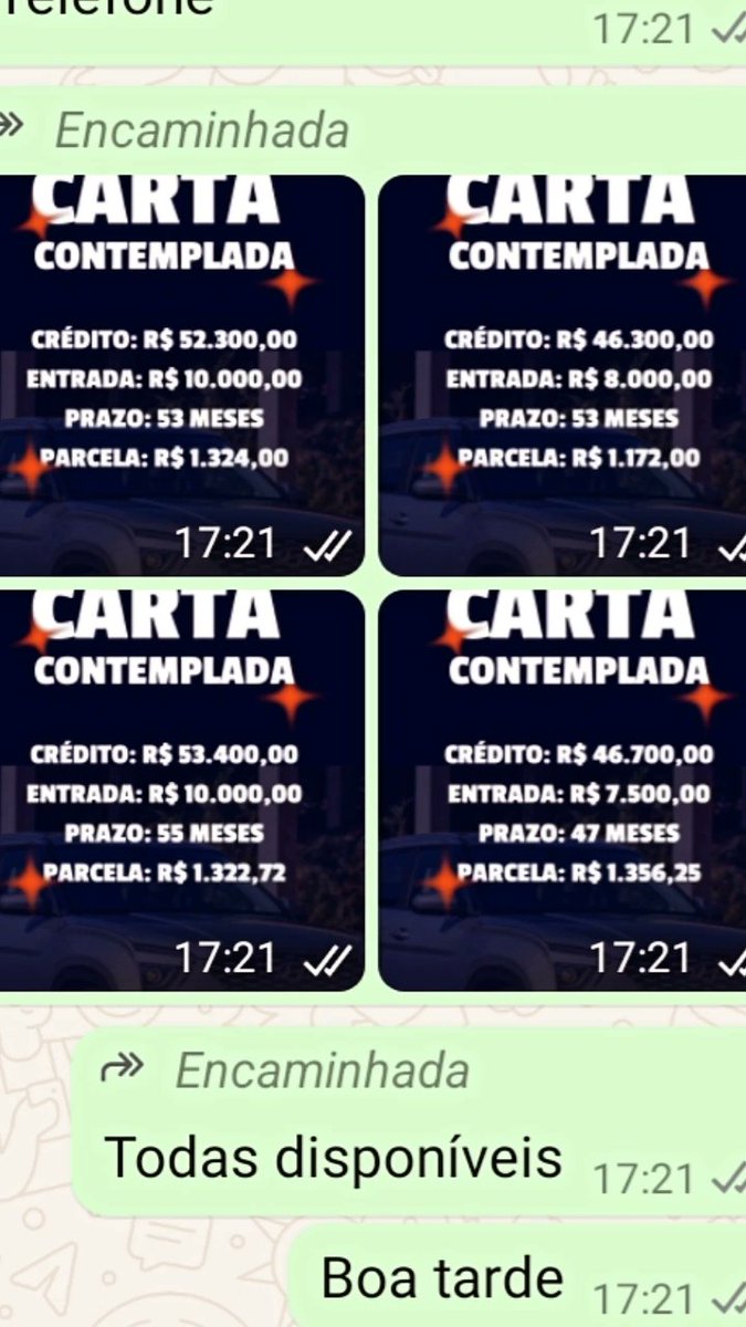 ewertoncesarjs's tweet image. Carta de Crédito DISAL Consórcio