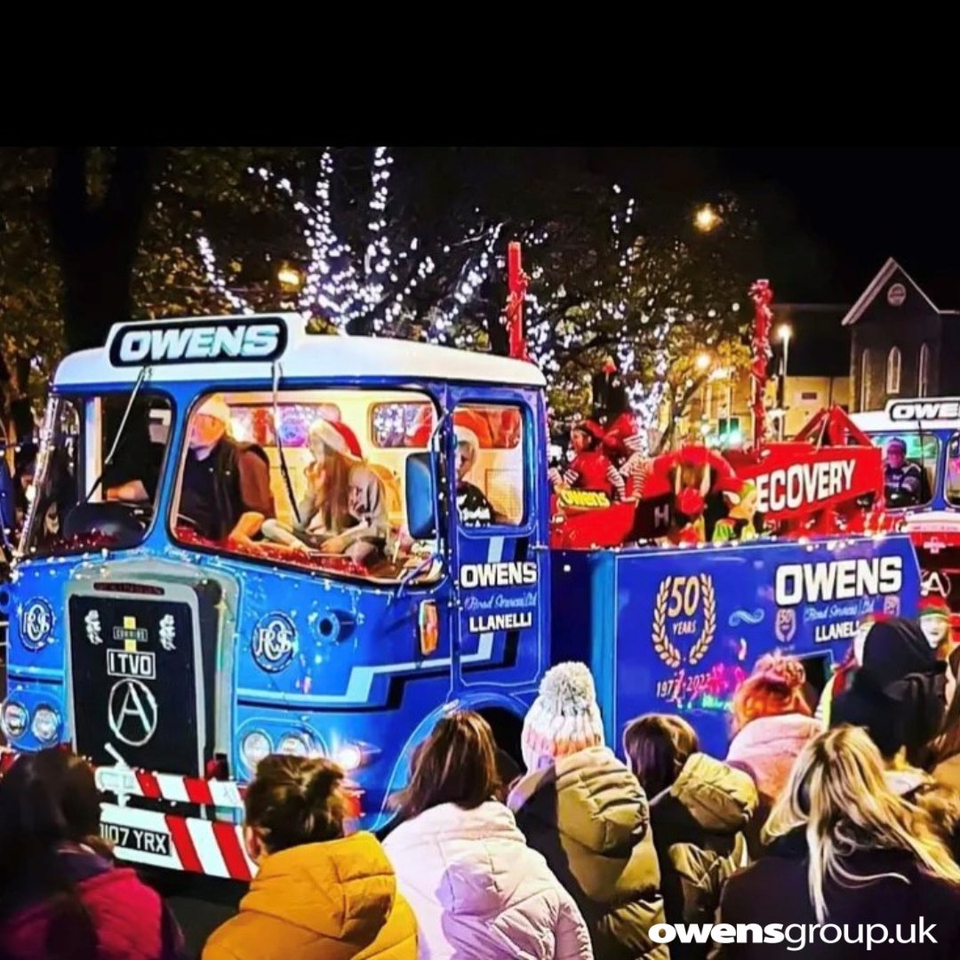 🎉 Llanelli, the wait is over! 🎄 
The Christmas Carnival 2024 is here! 🌟🚛 
Watch our trucks light up the streets, spreading festive cheer. Bundle up, grab your spot, and enjoy the magic! 
Don’t forget to tag us in your pics! 📸 
#LlanelliCarnival #TeamOWENS