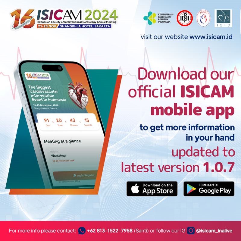 Indah Sukmawati, MD (@indahsp_md) on Twitter photo 📱Don't forget to update your app so you can arrange your #ISICAM2024 favorite programs!
<a href="/ISIC_Official/">ISIC</a>
<a href="/ErwMulia/">Erwin Mulia</a> <a href="/fanisuslina/">Fani Suslina H</a> <a href="/widihadian/">Widi Nugraha Hadian MD FIHA</a> <a href="/sidhilp_cathlab/">sidhilaksono</a> <a href="/markzroland/">Markz Sinurat</a> <a href="/Yusra_dr/">Yusra Pintaningrum</a> <a href="/uziyahya46/">A. Fauzi Yahya</a> 📱Don't forget to update your app so you can arrange your #ISICAM2024 favorite programs!
<a href="/ISIC_Official/">ISIC</a>
<a href="/ErwMulia/">Erwin Mulia</a> <a href="/fanisuslina/">Fani Suslina H</a> <a href="/widihadian/">Widi Nugraha Hadian MD FIHA</a> <a href="/sidhilp_cathlab/">sidhilaksono</a> <a href="/markzroland/">Markz Sinurat</a> <a href="/Yusra_dr/">Yusra Pintaningrum</a> <a href="/uziyahya46/">A. Fauzi Yahya</a>
