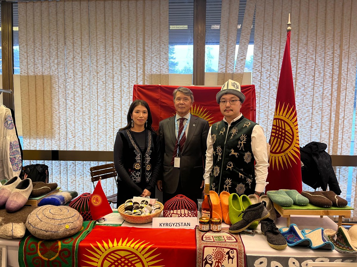 Kyrgyz Republic Mission in Geneva (@kgmissiontounog) on Twitter photo On November 19, 2024, the 🇰🇬 team took part in the annual UN International Bazaar at the <a href="/UNGeneva/">United Nations Geneva</a>. On November 19, 2024, the 🇰🇬 team took part in the annual UN International Bazaar at the <a href="/UNGeneva/">United Nations Geneva</a>.