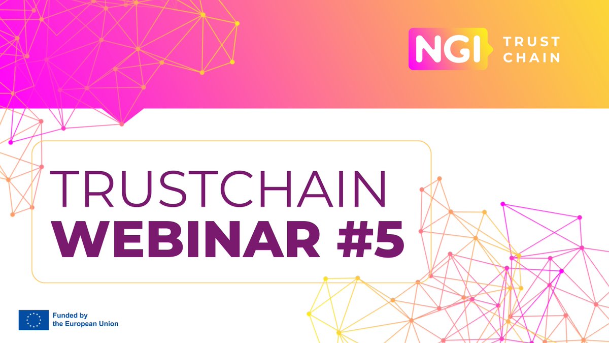 TrustChain (@ngi_trustchain) on Twitter photo 🚀 Join us for the TrustChain Open Call 5 Webinar and discover how to access €1.989M in funding!
📅 November 25, 2024, at 12 PM CEST
➡️ f6s.com/trustchain-ope…
<a href="/EURODYN_Careers/">EUROPEAN DYNAMICS</a> <a href="/F6S_Gov/">F6S Innovation</a> <a href="/STEconAUEB/">AUEB - STEcon Group</a> <a href="/cibervoluntario/">Cibervoluntarios</a> <a href="/Alastria_/">Alastria Blockchain Ecosystem</a> <a href="/timelex_lawfirm/">Timelex</a>
<a href="/CityUniLondon/">Anna</a> <a href="/uoaofficial/">University of Athens</a> 🚀 Join us for the TrustChain Open Call 5 Webinar and discover how to access €1.989M in funding!
📅 November 25, 2024, at 12 PM CEST
➡️ f6s.com/trustchain-ope…
<a href="/EURODYN_Careers/">EUROPEAN DYNAMICS</a> <a href="/F6S_Gov/">F6S Innovation</a> <a href="/STEconAUEB/">AUEB - STEcon Group</a> <a href="/cibervoluntario/">Cibervoluntarios</a> <a href="/Alastria_/">Alastria Blockchain Ecosystem</a> <a href="/timelex_lawfirm/">Timelex</a>
<a href="/CityUniLondon/">Anna</a> <a href="/uoaofficial/">University of Athens</a>