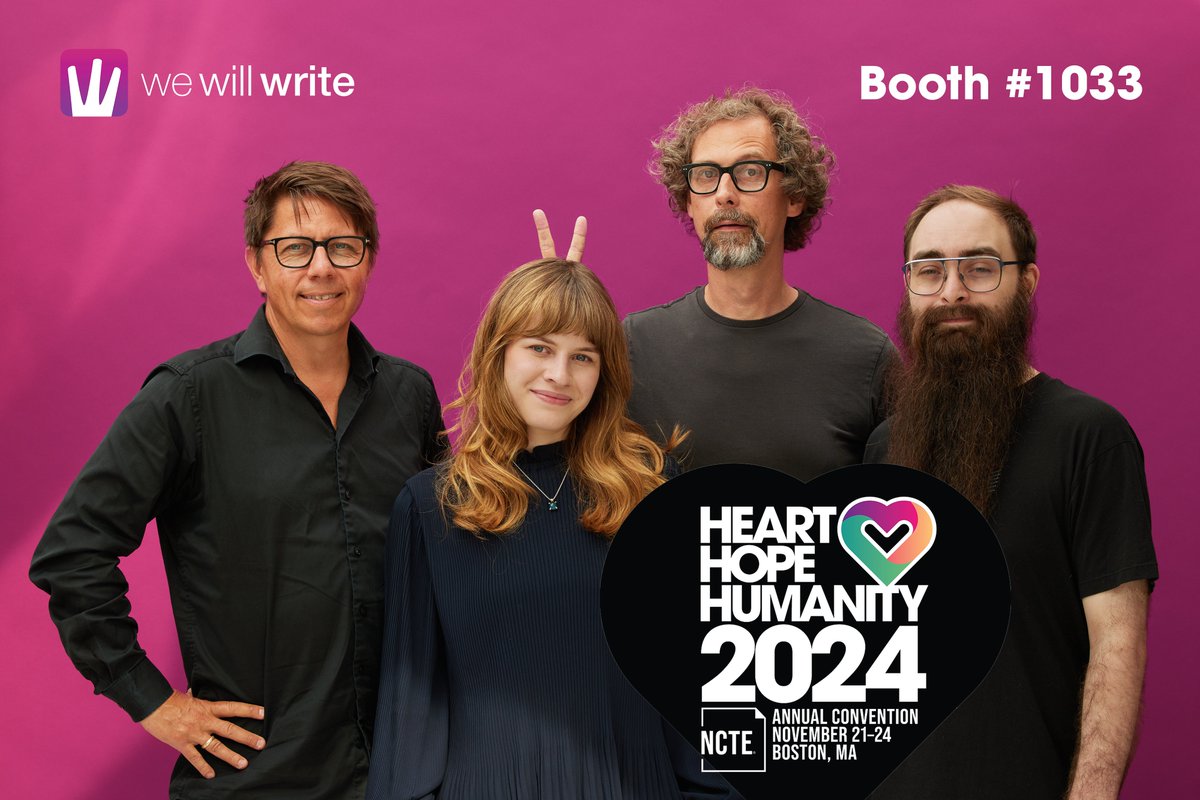 Soon at  #NCTE2024—Come say hi at booth 1033! #ELA #TeachWriting #Teachers #CreativeWriting #EdTech #Literacy #NCTE2024