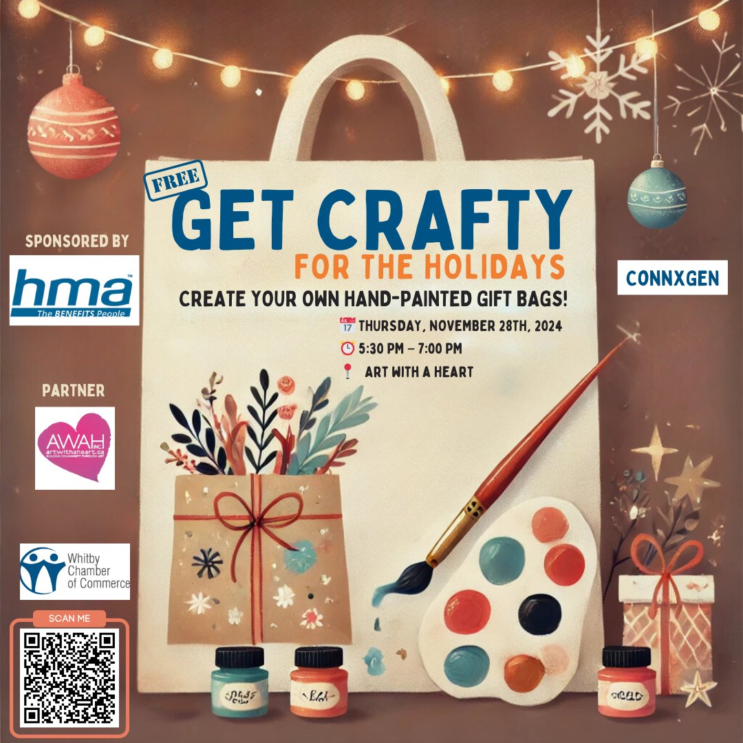 Are you looking to enhance your network while preparing handmade holiday gifts? 🎨✨ 5 spots left!

Register now: ow.ly/uTT450Ub3H9

See you there! 🎄