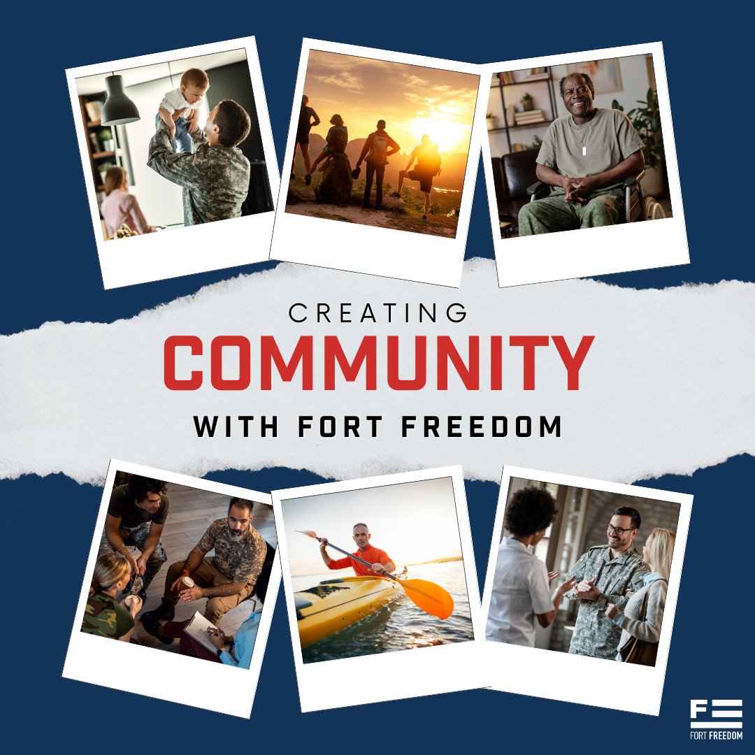 With a proactive and innovative approach, our programs at Fort Freedom create a union of allies and sense of community.

We are determined to find freedom for veterans, with a program designed by veterans.