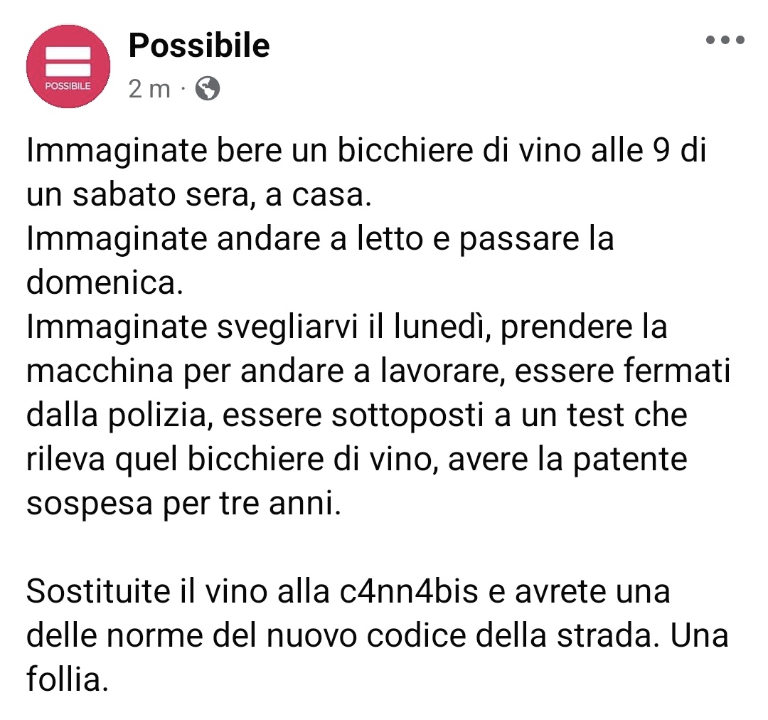 Una follia. #CodicedellaStrada