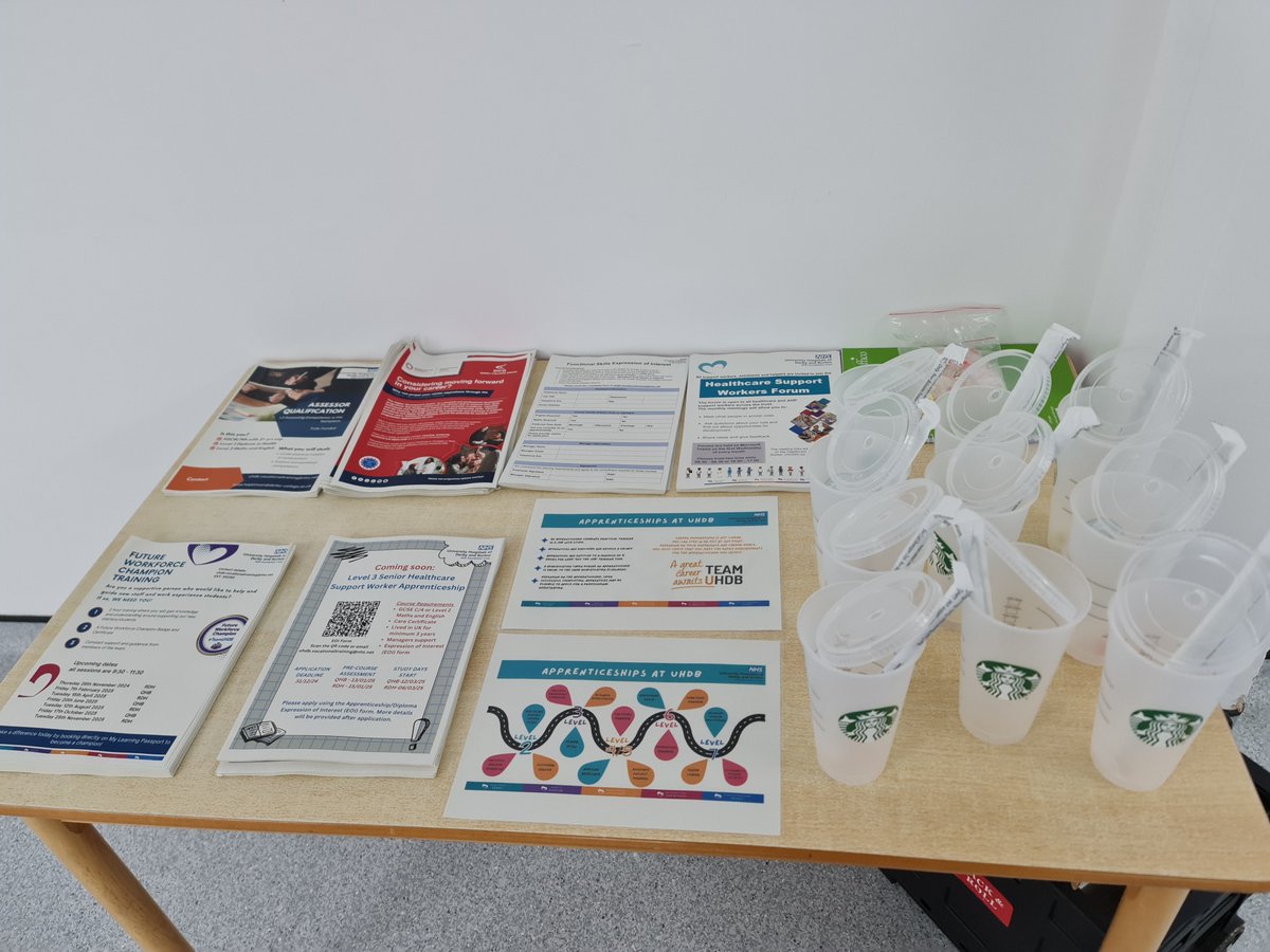 Day 3 of our Healthcare Support Worker roadshow was at our QHB site. Great to talk these busy and hardworking colleagues. Each one has a story to tell and many have overcome huddles to continue on their personal development journeys. 
You are all inspirational! 👏#HCSWDay'24