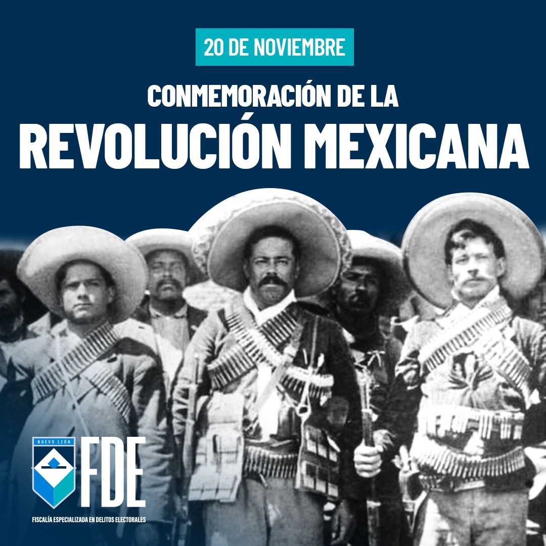 20 de noviembre 
Conmemoración de la Revolución Mexicana 🇲🇽🤠⚔️