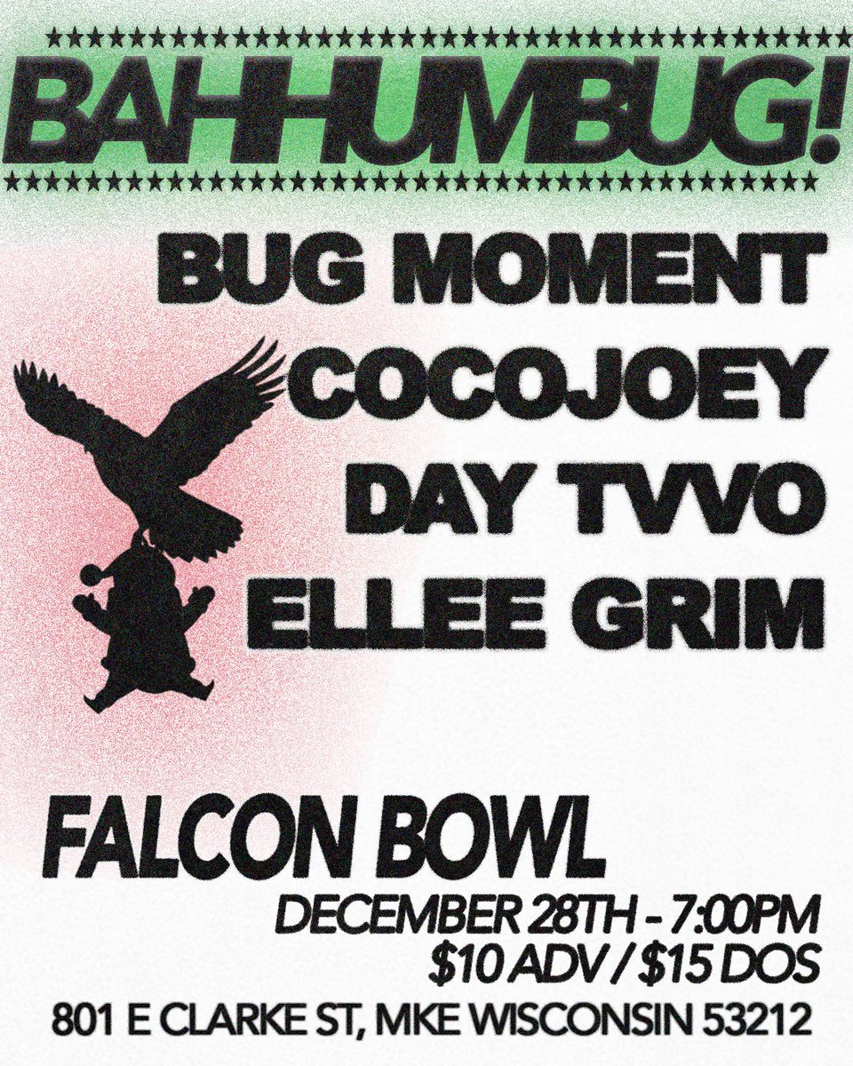 12.28 - Milwaukee, WI. tickets on sale now. see you there ☺️
venuepilot.co/events/121723/…