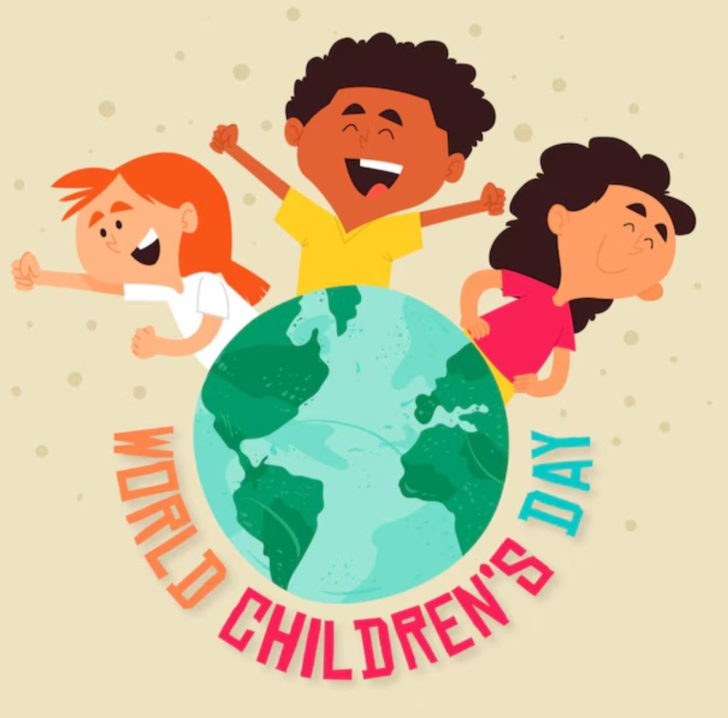 Dia mundial de la Infància 
TOTS els nens mereixen viure feliços i desafortunadament n'hi ha molts que pateixen gana,guerres,dsnutrició ,maltractaments...😞
Fem un món millor❤️