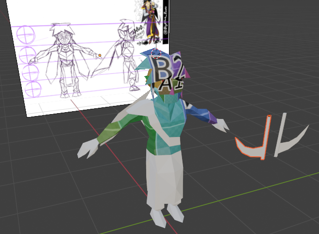 Bigotitos_Draw's tweet photo. nuevo proyecto #lowpoly #3D me esta gustando este tema de modelar. https://t.co/6sjFcVmg3X