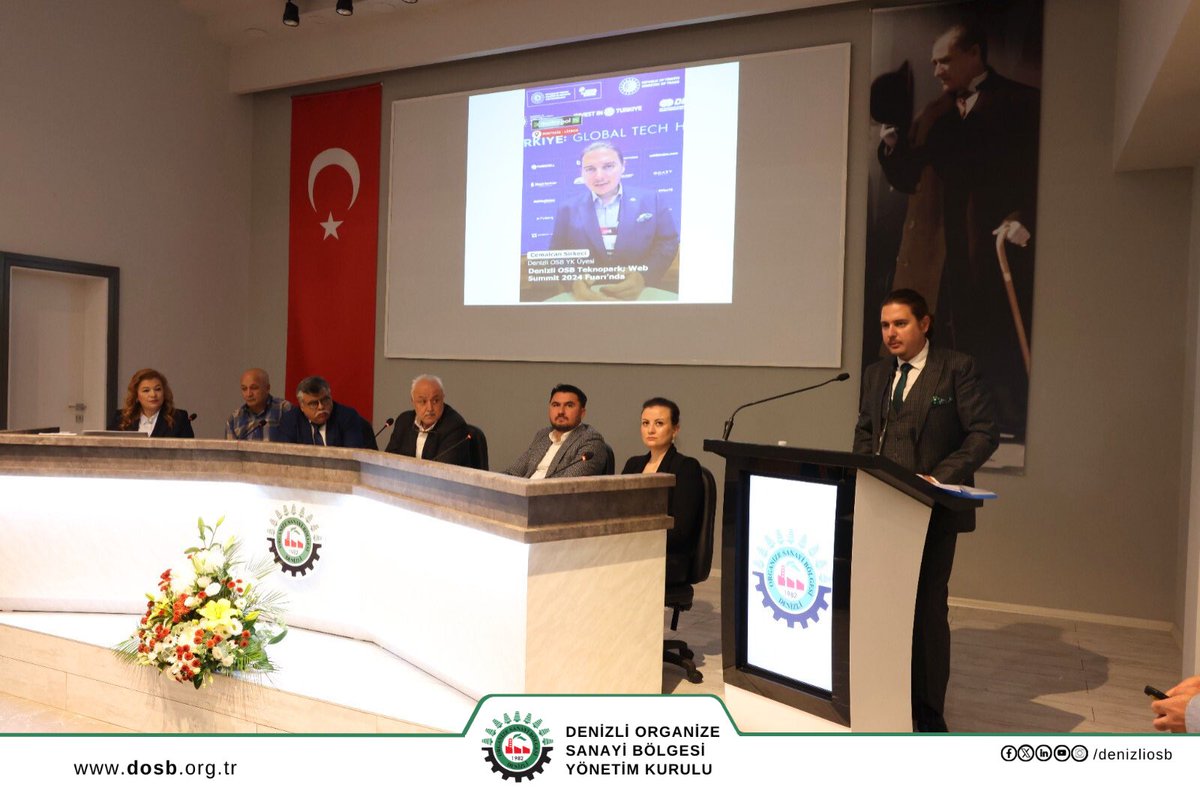DenizliOsb's tweet photo. Denizli Organize Sanayi Bölgesinin 23. Olağan Genel Kurul Toplantısı, Denizli OSB Konferans Salonu’nda gerçekleştirildi. https://t.co/HFD2BBzeGP