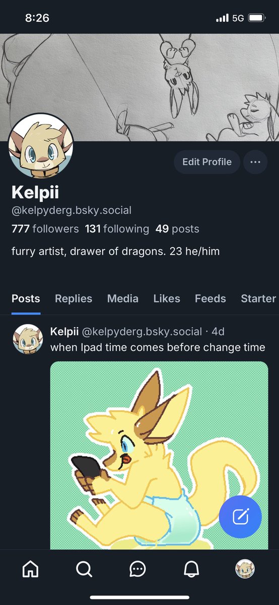 kelpyderg's tweet photo. Im on the other place too btw! https://t.co/hEqVau6ZPh
