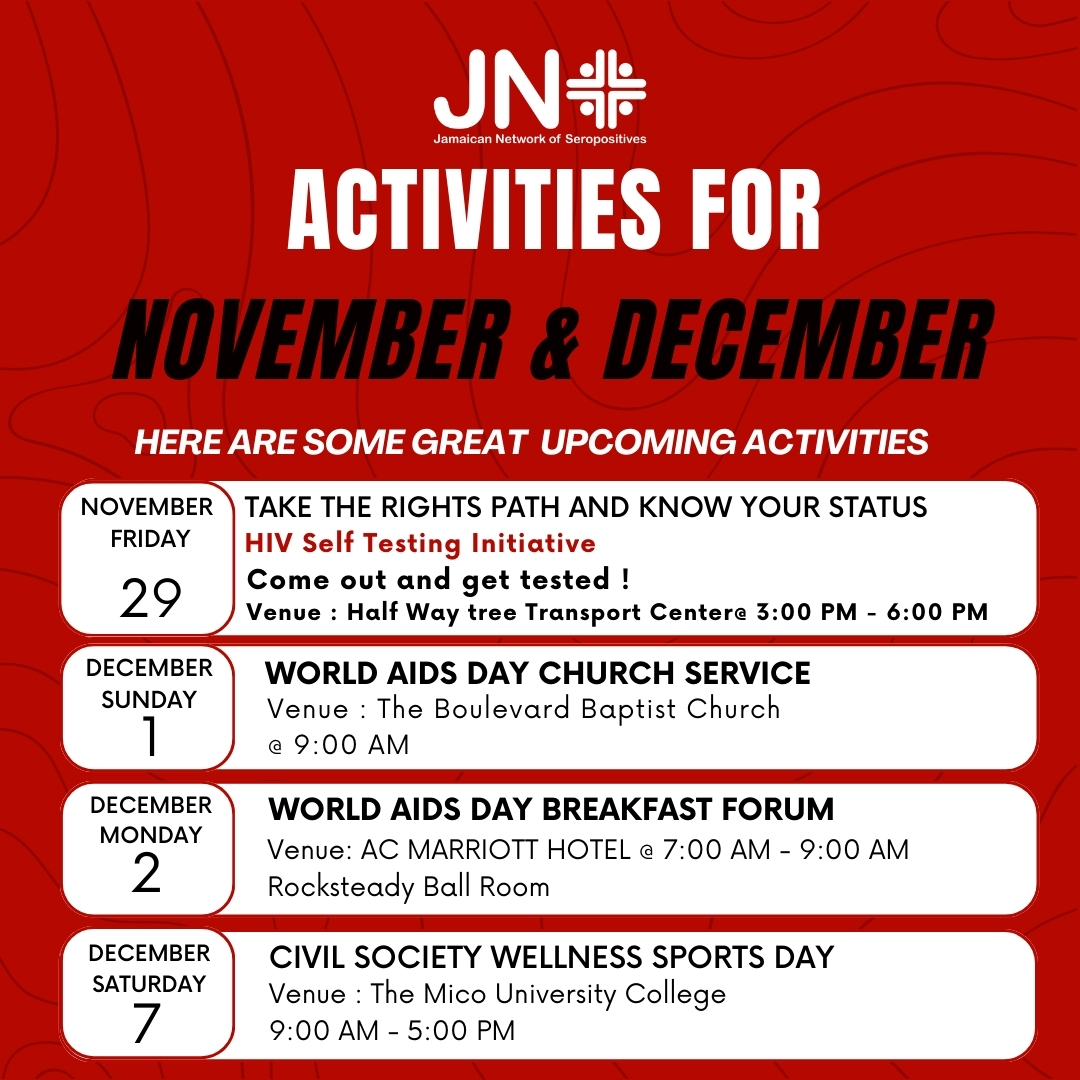 Jamaican Network of Seropositives (JN+) tweet media