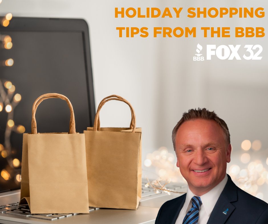 🎁 Holiday Shopping Tips from the BBB! 🛍️

Our President, Steve Bernas, shares holiday shopping tips on FOX32 Chicago. Click the link below for expert advice and maximize your holiday shopping experience.

fox32chicago.com/video/1547493

#BBBTips #ShopSmart
