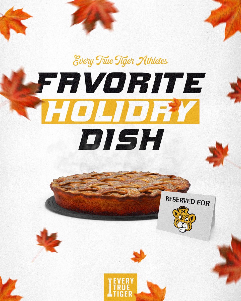Nothing like a taste of turkey, stuffing, and green bean casserole to kick off the holidays. #MIZ #ETTB <a href="/MizzouAthletics/">Mizzou Athletics</a>