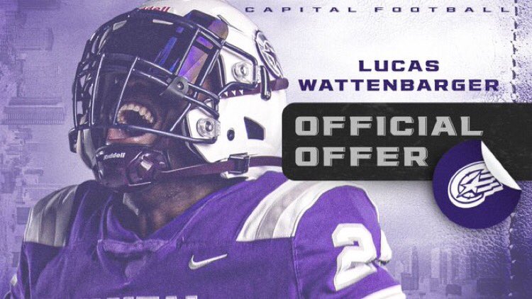 Thank you <a href="/CapitalU_FB/">Capital University Football</a> and <a href="/Coachcalexander/">Charles Alexander</a> for the offer to continue my academic and athletic career!! #AGTG