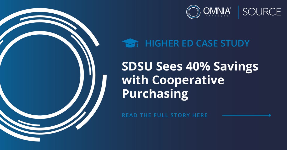 Want to learn more about the power of collaboration in procurement? Dive into our latest case study here featuring #SourceInternational: 

hubs.la/Q02WnWRg0

#OMNIAPartnersAlly #SourceInternational