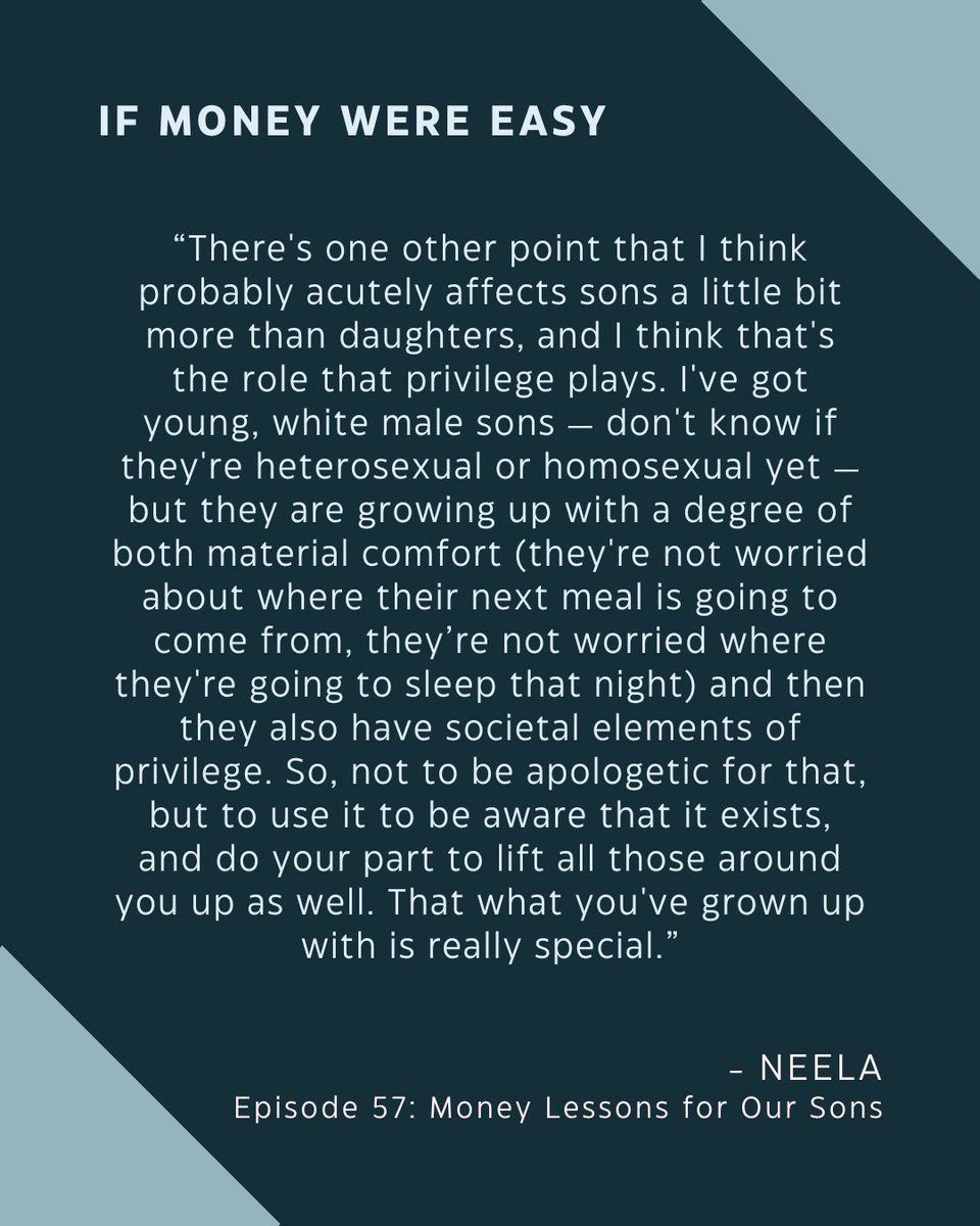 Society places unique pressures on young men. In our latest episode, <a href="/marybstorj/">Mary Beth Storjohann</a> and I explore how balancing self-awareness, patience, and changing gender norms can equip our sons for a well-rounded financial future. 

Tune in here:
podcasts.apple.com/us/podcast/if-…