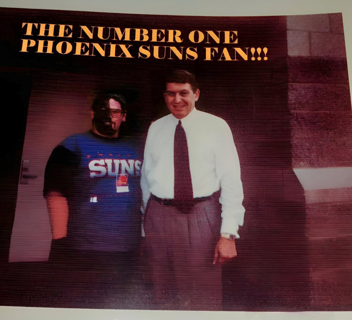 Big_Red_Rage's tweet image. Thank you #JerryColangelo for giving me the honor to meet you in person, so long ago. #HappyBirthday #SunsUp @Suns #WeAreTheValley