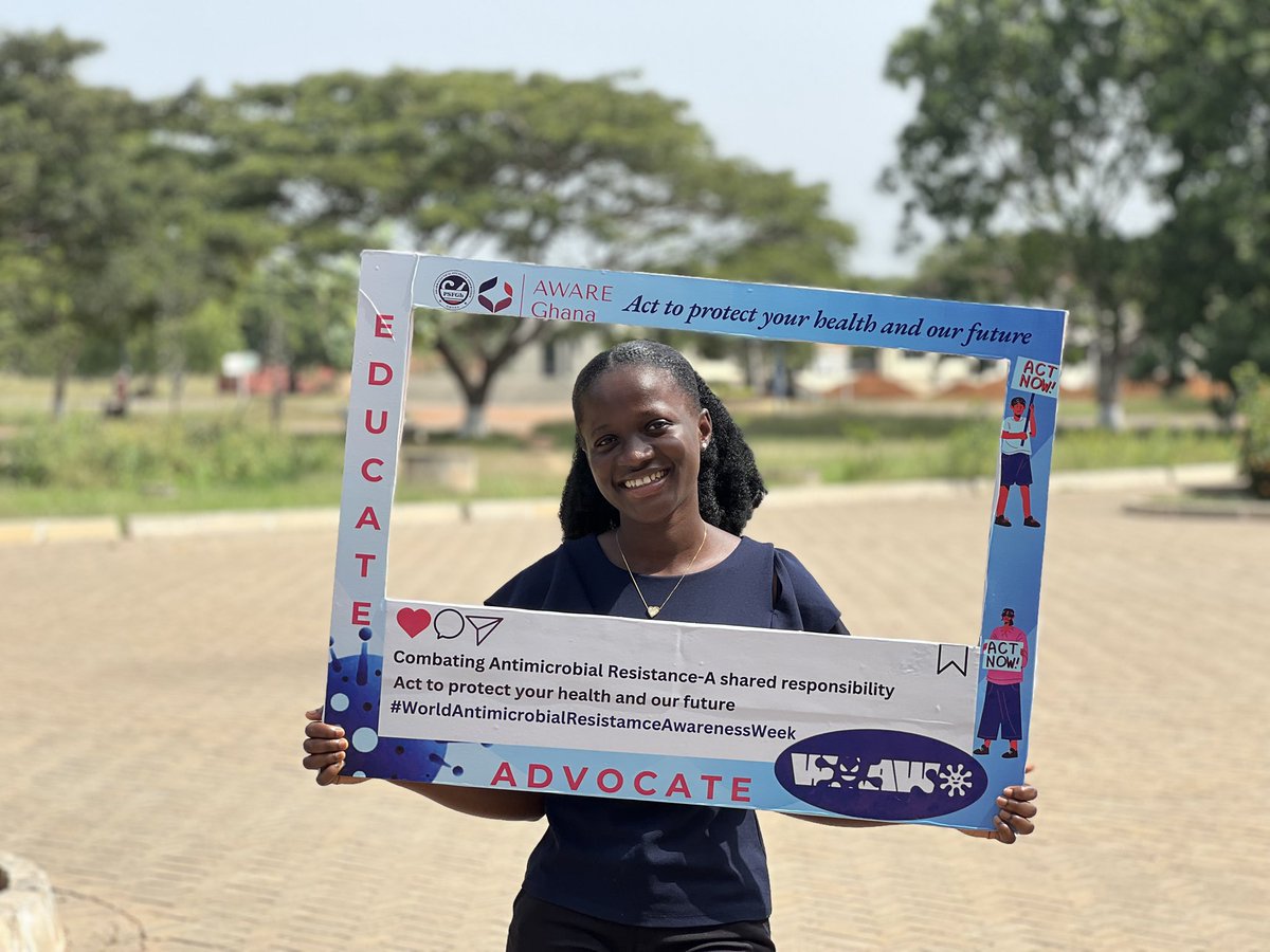 vicdoris's tweet photo. Antimicrobial Resistance is a global threat, but awareness is the first step to action! 💡🌍  
Let’s protect our health and future by using antibiotics responsibly and spreading the word. 🩺✨  

#AntimicrobialResistanceAwarenessWeek🛡️🦠
#Awareghana
#psfgh https://t.co/pzBpZaFOhK