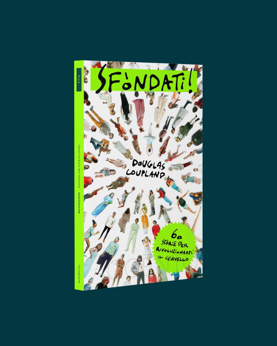 Dopo il successo di Generazione X, Douglas Coupland torna in libreria con il suo ultimo libro, mai tradotto prima in italiano: Sfòndati! 60 storie per rivoluzionarti il cervello, traduzione di Milena Sanfilippo. 
Dal 27 novembre in libreria.