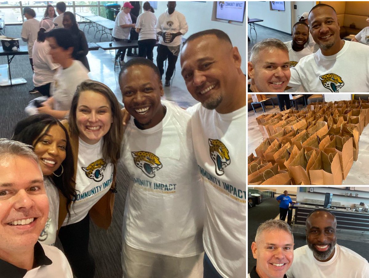 Today, our team joined forces with other Florida Blue colleagues to pack and deliver around 120 meals to seniors in our community in collaboration with the Jacksonville Jaguars Foundation.  What a blessing to support our community, especially our seniors! Happy Thanksgiving to