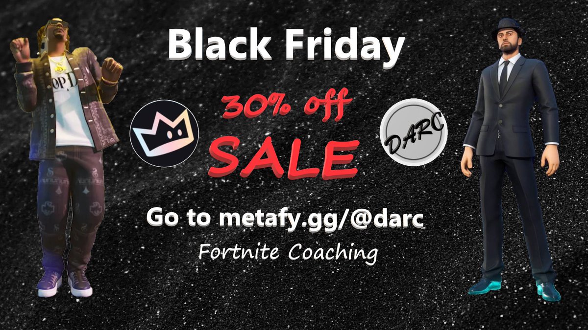 DarcEmperor's tweet photo. Ends this month
30% Off Coaching
Go to https://t.co/IgMK62loqo

#fortnite #fortnitecoach #blackfriday #blackfridaysale 
@TryMetafy @Eminem @SnoopDogg @FortniteGame 

The Real OGs knows where the legends are made https://t.co/94bme2BYeT