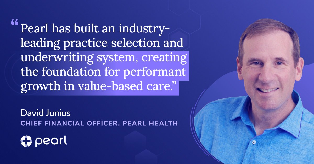We’re excited to announce that David Junius has joined Pearl as our Chief Financial Officer. David joins Pearl with more than 25 years of experience at public and private insurance companies managing large risk portfolios. Learn more: pearlhealth.com/blog/news/davi…
