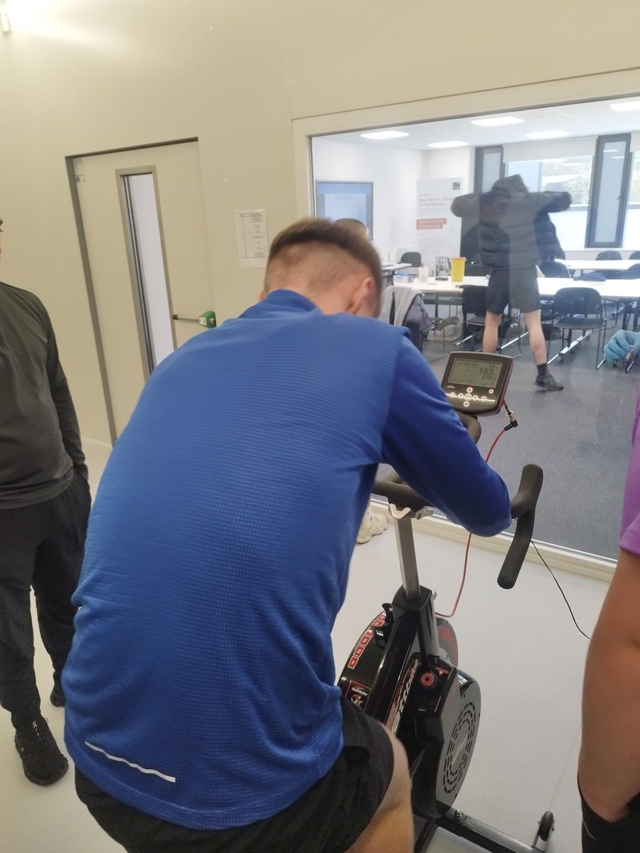 Today, our HND Sport &amp; Exercise Science students have been at <a href="/BurnleyCollege/">Burnley College</a> to use the cryotherapy and altitude chambers. 

They monitored the physiological effects of exercise in extreme climates relating to their exercise physiology unit.