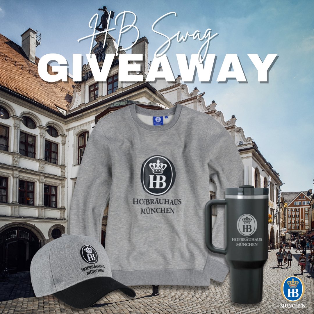 HofbrauUSA's tweet image. 🎉 GIVEAWAY ALERT! 🎉
Want to rep your love for Hofbräu in style? 🍺 We’re giving away special HB swag to 10 lucky fans!
Here’s how to enter:
✅ Follow us
✅ Like this post
✅ Tag a friend who’d love some HB swag in the comments
✅ Share this post for another entry.