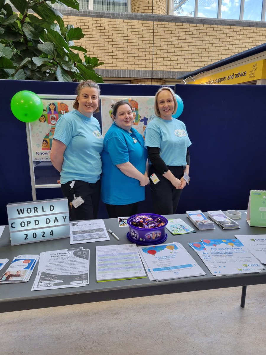 COPDOutreach_tuh (@copdoutreachtuh) on Twitter photo Celebrating World COPD Day 2024 in <a href="/TUH_Tallaght/">Tallaght University Hospital (TUH)</a> with awareness stand and walk-in spirometry #Knowyourfunction @gold_copd <a href="/COPDSupportIre/">COPD Support Ireland</a> Celebrating World COPD Day 2024 in <a href="/TUH_Tallaght/">Tallaght University Hospital (TUH)</a> with awareness stand and walk-in spirometry #Knowyourfunction @gold_copd <a href="/COPDSupportIre/">COPD Support Ireland</a>