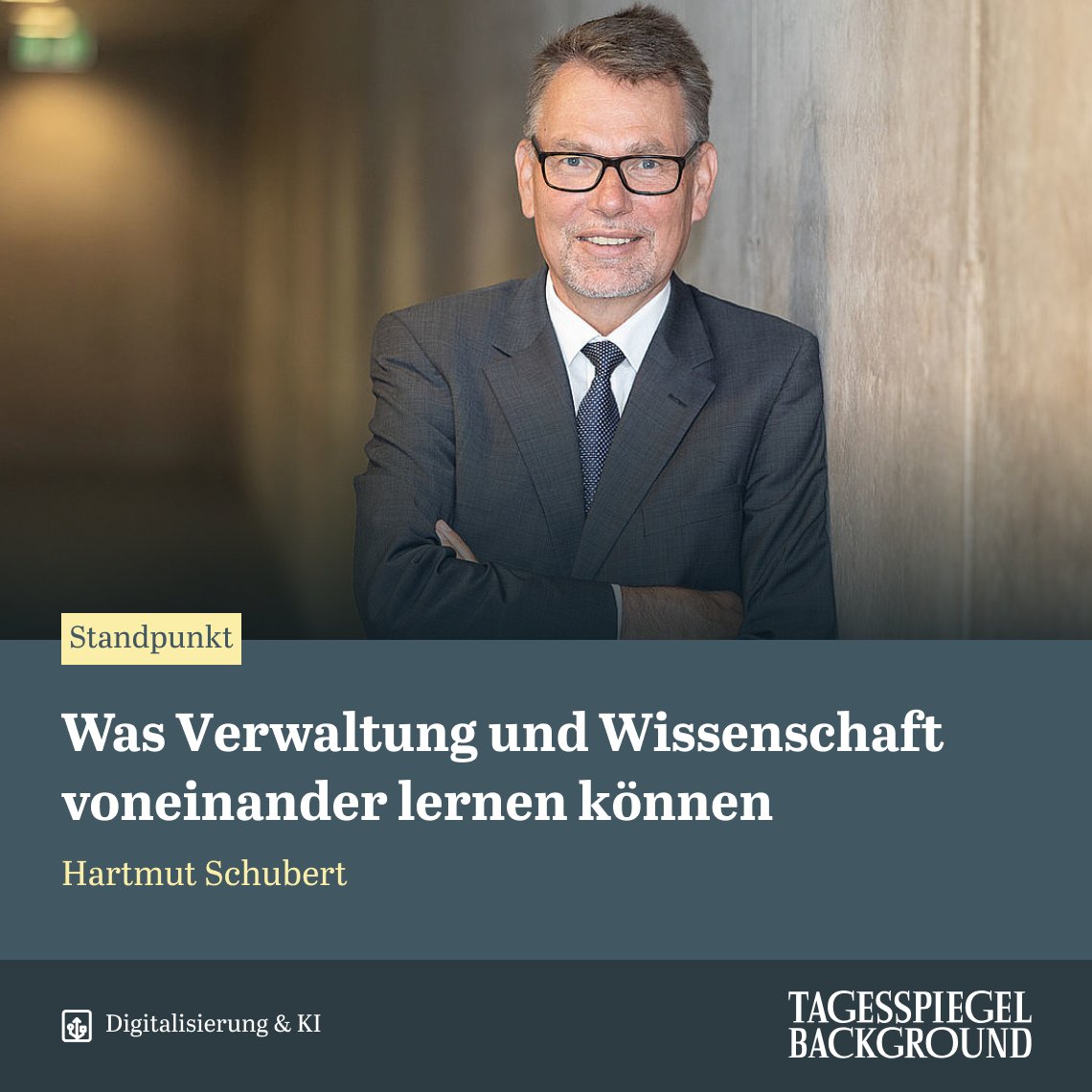 Tagesspiegel Background Digitalisierung & KI (@tspbackgrounddi) on Twitter photo #Verwaltung & #Wissenschaft könnten sich hervorragend ergänzen. Die Synergiepotentiale seien offensichtlich: frei verfügbare Lösungen, anwendungsnahe Forschung & enormer #Wissenstransfer. Wie eine #Zusammenarbeit aussehen kann, schreibt <a href="/CIO_Thueringen/">Dr. Hartmut Schubert</a> 👉 is.gd/lp9ytc #Verwaltung & #Wissenschaft könnten sich hervorragend ergänzen. Die Synergiepotentiale seien offensichtlich: frei verfügbare Lösungen, anwendungsnahe Forschung & enormer #Wissenstransfer. Wie eine #Zusammenarbeit aussehen kann, schreibt <a href="/CIO_Thueringen/">Dr. Hartmut Schubert</a> 👉 is.gd/lp9ytc
