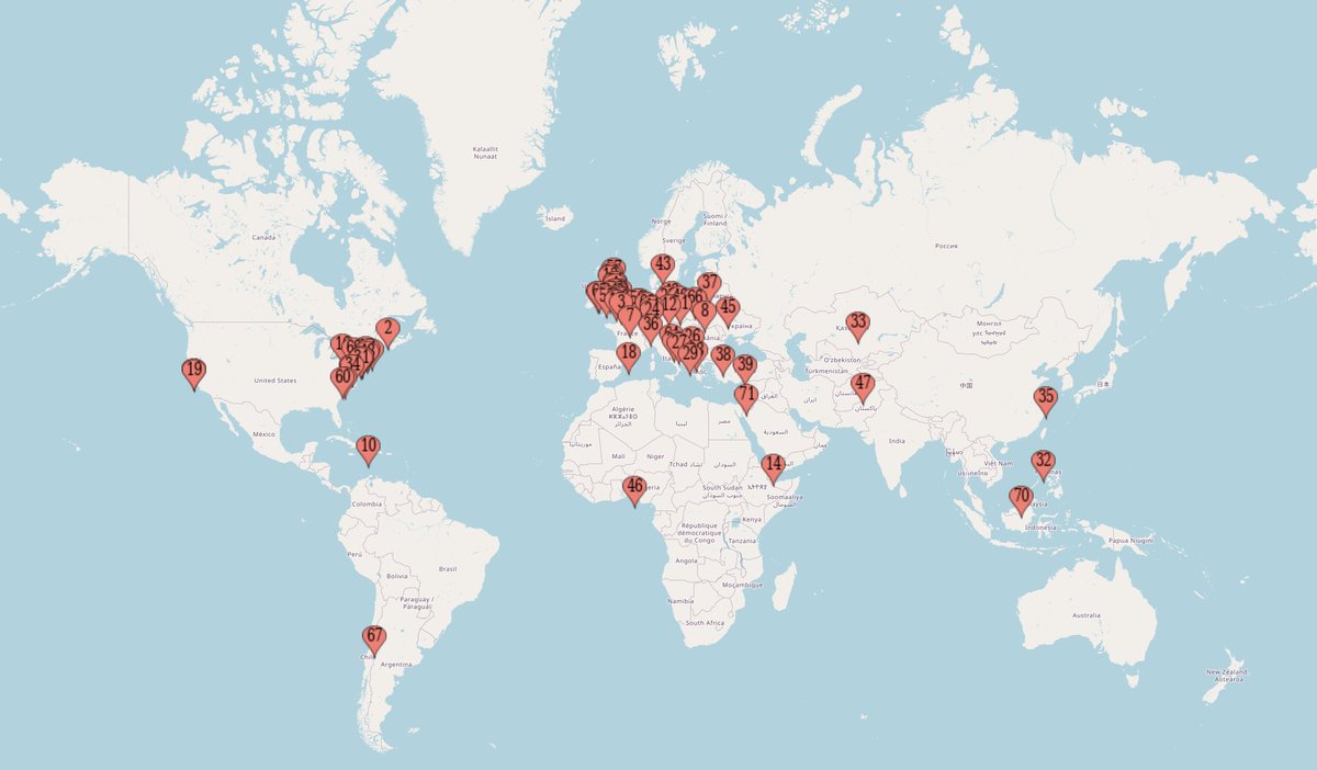 Global Magnitsky Justice Campaign (@gmjcampaign) on Twitter photo The letter was signed by 157 academics and scholars spanning over 100 institutions from 28 countries.
Here is a map showcasing the global reach of this letter, urging the release of Dr. Gubad Ibadoghlu
#FreeGubad
<a href="/COP29_AZ/">COP29 Azerbaijan</a> The letter was signed by 157 academics and scholars spanning over 100 institutions from 28 countries.
Here is a map showcasing the global reach of this letter, urging the release of Dr. Gubad Ibadoghlu
#FreeGubad
<a href="/COP29_AZ/">COP29 Azerbaijan</a>