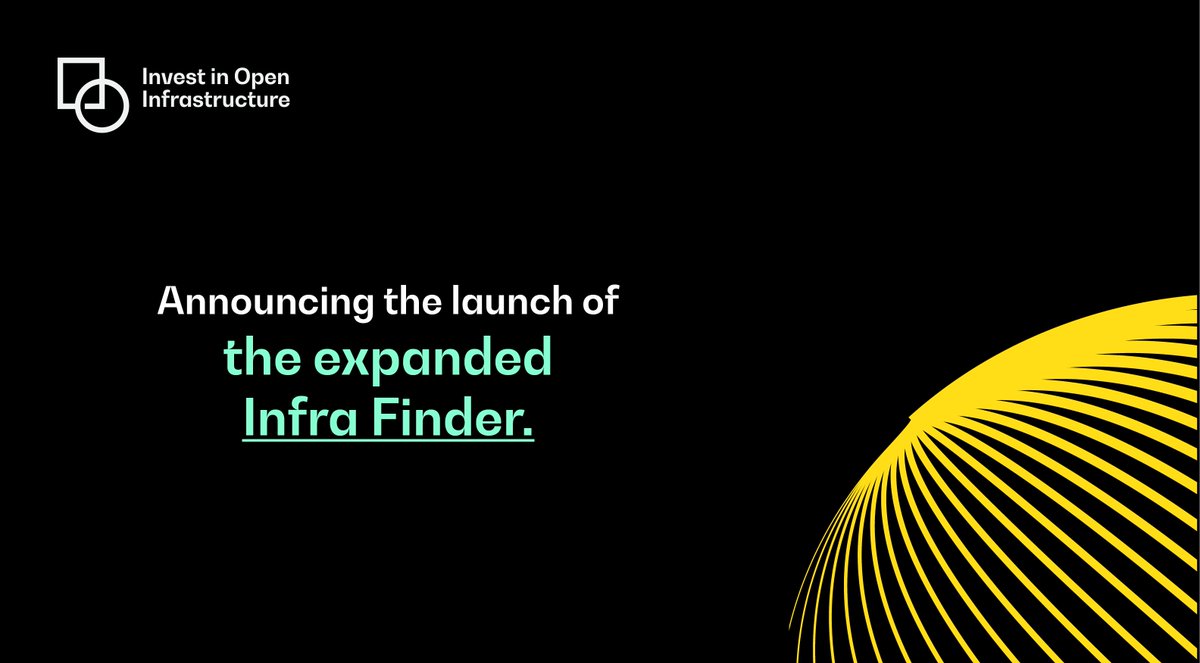 Invest in Open Infrastructure tweet media