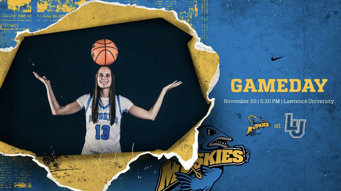 GAME DAY!! 🏀🐠

⏱️ 5:30 PM
🆚 Lawrence University 
📍 Lawrence University
💻 vikings.lawrence.edu/watch/?Live=25…