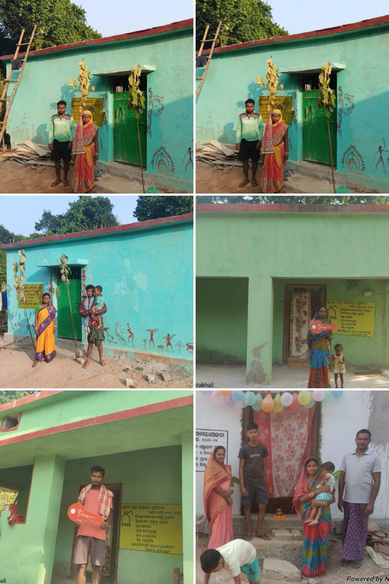 Gruhaprabesh ceremony of PM-JANMAN beneficiaries under Telkoi block.