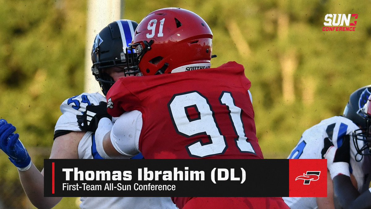 Congratulations to Thomas Ibrahim for being named First-Team All-Sun Conference!

#FuelTheFire🔥