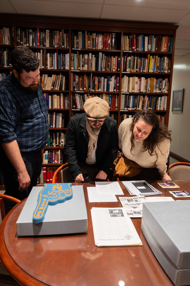 LaGuardiaWagner's tweet photo. We were delighted to welcome @FranciscoMoyaNY and his Chief of Staff Meghan Tadio-Benham to the Archives last week! They viewed items from our Mayoral and @NYCCouncil collections, and discussed how we can work together to further grow our work with the Council and in his district. It's always a pleasure to have our local elected officials visit us and talk about what we do!