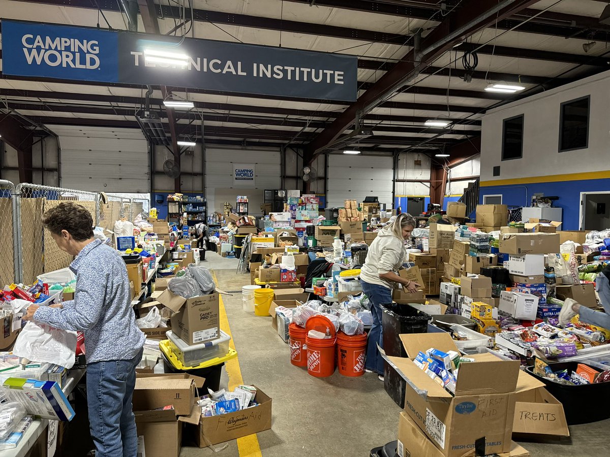 Bedding from <a href="/furniturerow/">Furniture Row</a> is on the way to <a href="/CampingWorld/">Camping World</a> in Marion - supplies are being distributed by Project Your Home in the back warehouse. 

If you’re nearby, head over there to grab some bedding or other needed supplies as it gets colder Thanks to Michelle &amp; Jason and