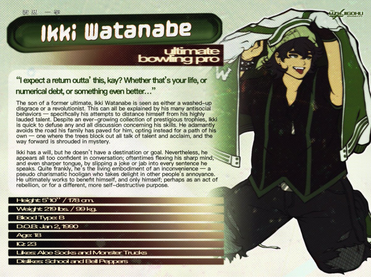 PARTICIPANT 18 OF THE SALVATION PROJECT - IKKI WATANABE