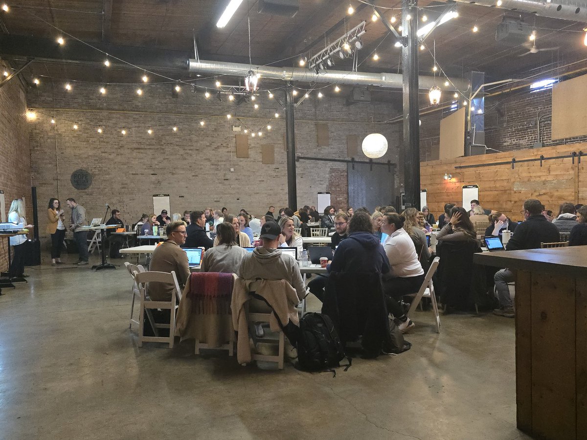 Engaging conversations across grade 7, 8 and 9 at our #GEMAAP Cross-Panel session held in the most beautiful #theropefactory in Brantford. A big thank you to our host <a href="/JamieStephens/">Jamie Stephens</a> for accommodating our group of eager educators! <a href="/GEDSB/">Grand Erie District School Board</a>