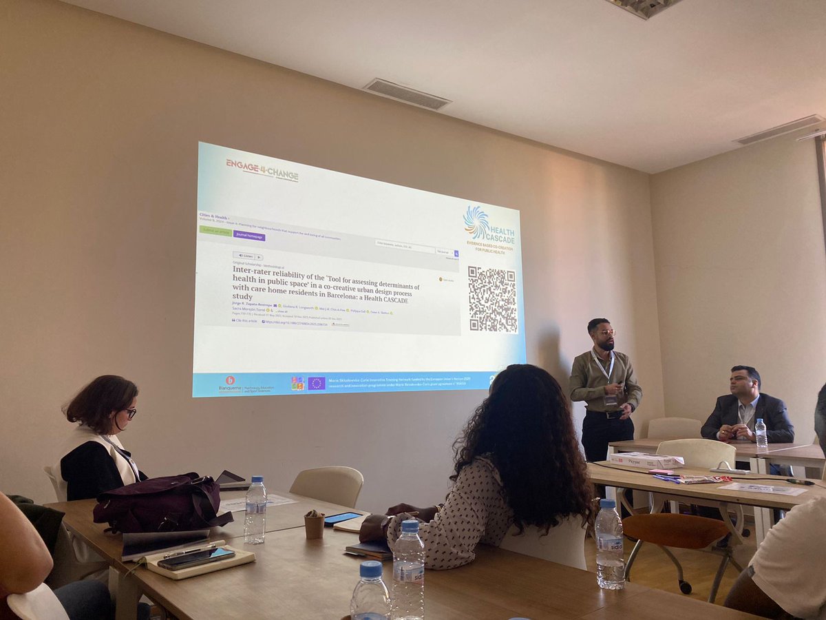 JorgeRaulZR's tweet photo. It feels so rewarding to receive feedback from amazing practitioners in the urban health field! Thank you #ICUH2024 #msca @health_cascade https://t.co/d5v911NN0z