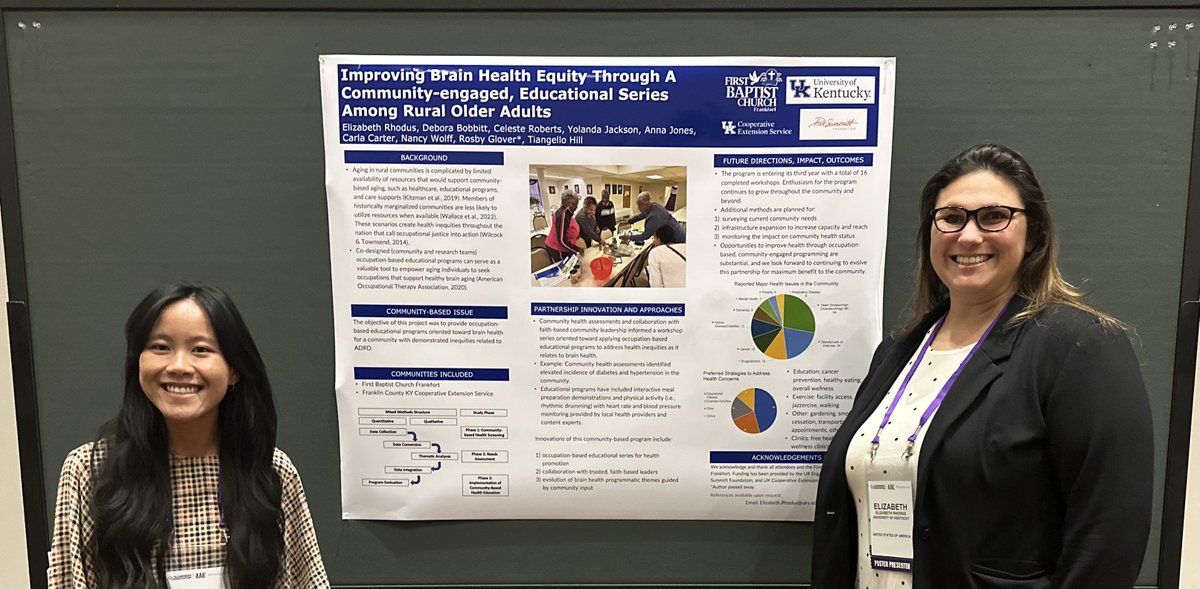 UK Sanders-Brown Center on Aging (@uksbcoa) on Twitter photo Shoutout to <a href="/EngagedAgingLab/">Engaged Aging Lab</a> for sharing their work at #aaicadvancements! Their focus on reaching rural older adults and helping to improve brain health equity is making a difference in the community! <a href="/CHET_UKY/">Center for Health, Engagement and Transformation</a> <a href="/ResearchKY/">UK Research</a> <a href="/UKYMedicine/">University of Kentucky College of Medicine</a> Shoutout to <a href="/EngagedAgingLab/">Engaged Aging Lab</a> for sharing their work at #aaicadvancements! Their focus on reaching rural older adults and helping to improve brain health equity is making a difference in the community! <a href="/CHET_UKY/">Center for Health, Engagement and Transformation</a> <a href="/ResearchKY/">UK Research</a> <a href="/UKYMedicine/">University of Kentucky College of Medicine</a>