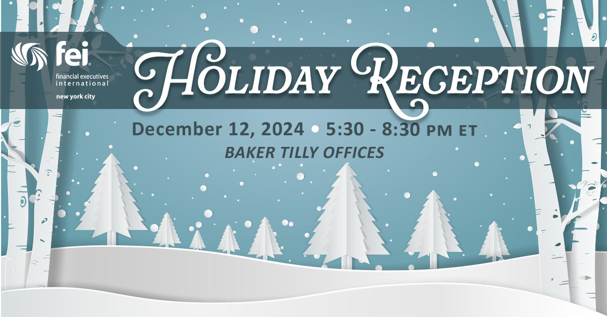 FEI NYC's Holiday Reception on Thursday, December 12, is the perfect time to reconnect with friends, reflect on your accomplishments over the past year, and look ahead to new opportunities in 2025. We hope to see you there! 🎉

Register now ➡️ bit.ly/3ZdYOOt