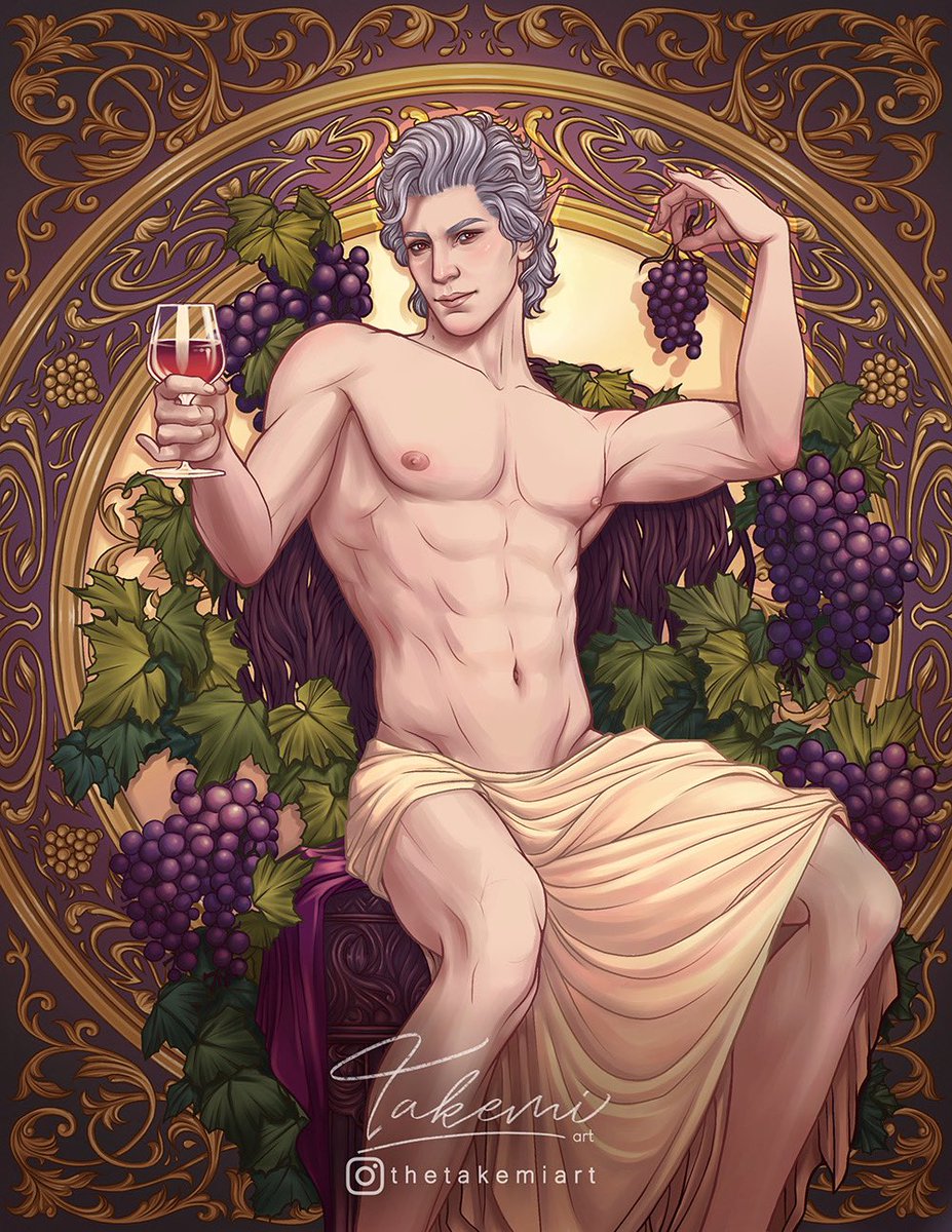 TheTakemi's tweet photo. A wild Winestarion appeared for Beaujolais Nouveau Day.
That was just an excuse to draw him, please do not drink Beaujolais Nouveau, it tastes like Gale’s blood.

Got the pose idea from a random prompt.

#BaldursGate3 #Astarion #artnouveau #wine https://t.co/sAsk3fsuKz