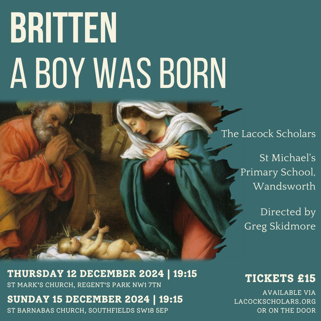 Lacock Scholars (@lacockscholars) on Twitter photo We've been busy! We're giving TWO concerts next month of Benjamin Britten's 'A Boy Was Born'. This piece is amazing and you definitely don't want to miss it. Also, we're singing something un-Renaissance! Hold on to your hats... We've been busy! We're giving TWO concerts next month of Benjamin Britten's 'A Boy Was Born'. This piece is amazing and you definitely don't want to miss it. Also, we're singing something un-Renaissance! Hold on to your hats...