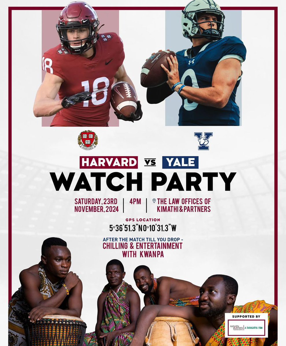Get ready for the classic showdown between Harvard and Yale!

Join fellow alumni, fans, and friends to cheer for your team in this historic rivalry! Don’t miss the camaraderie, the excitement, and the chance to celebrate tradition.

RSVP at forms.gle/apE24RCPhpiy6L…