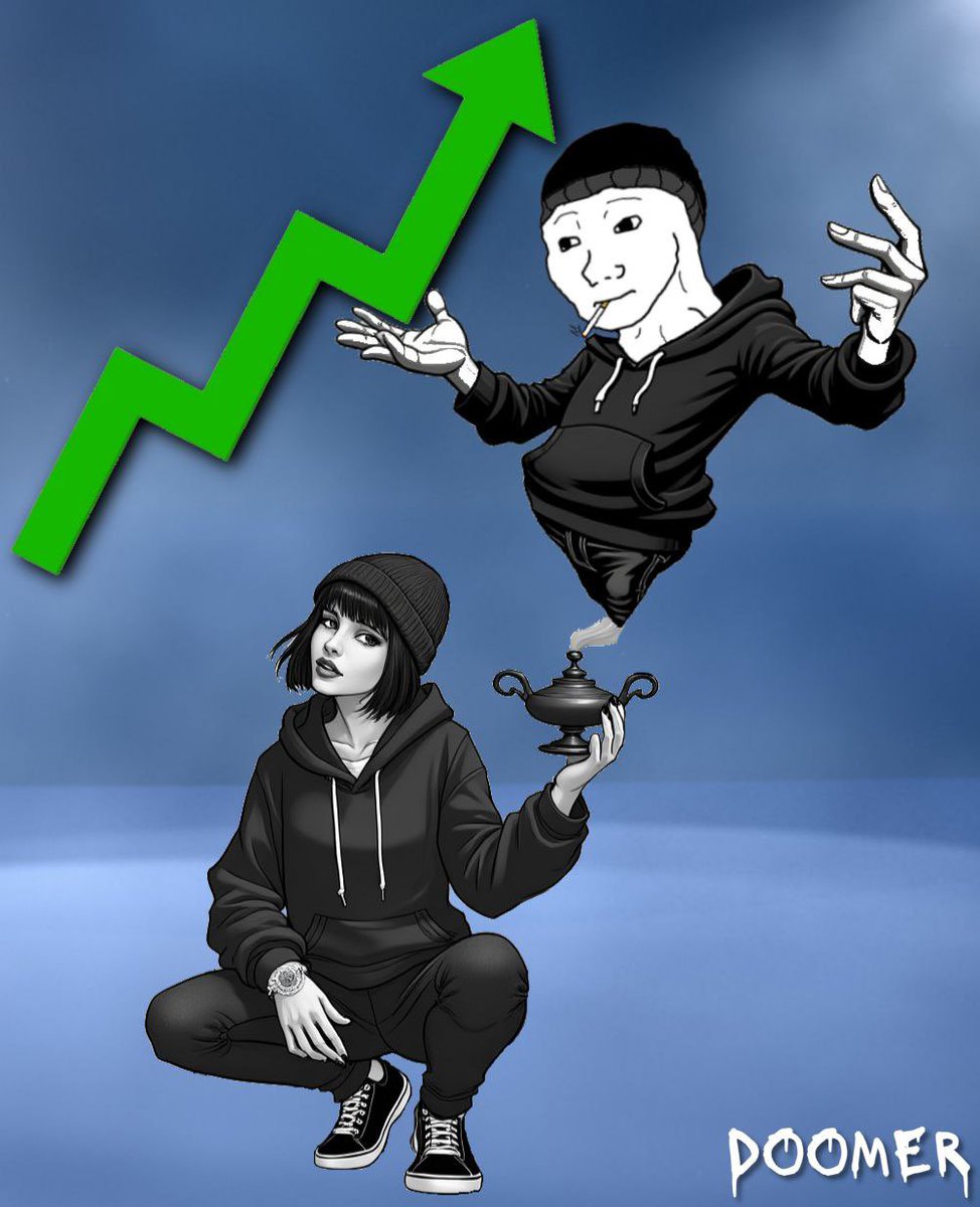 Rub the lamb and turn gloom into gold.

Doomer Girl’s got wishes that need fulfilling 🪄

#Doomviction